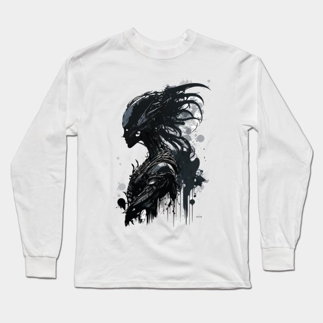 queen borg Long Sleeve T-Shirt by Trontee